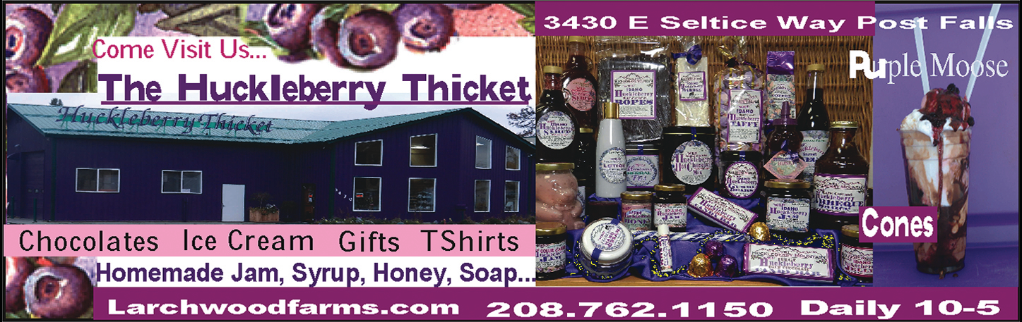The Huckleberry Thicket Print Ad