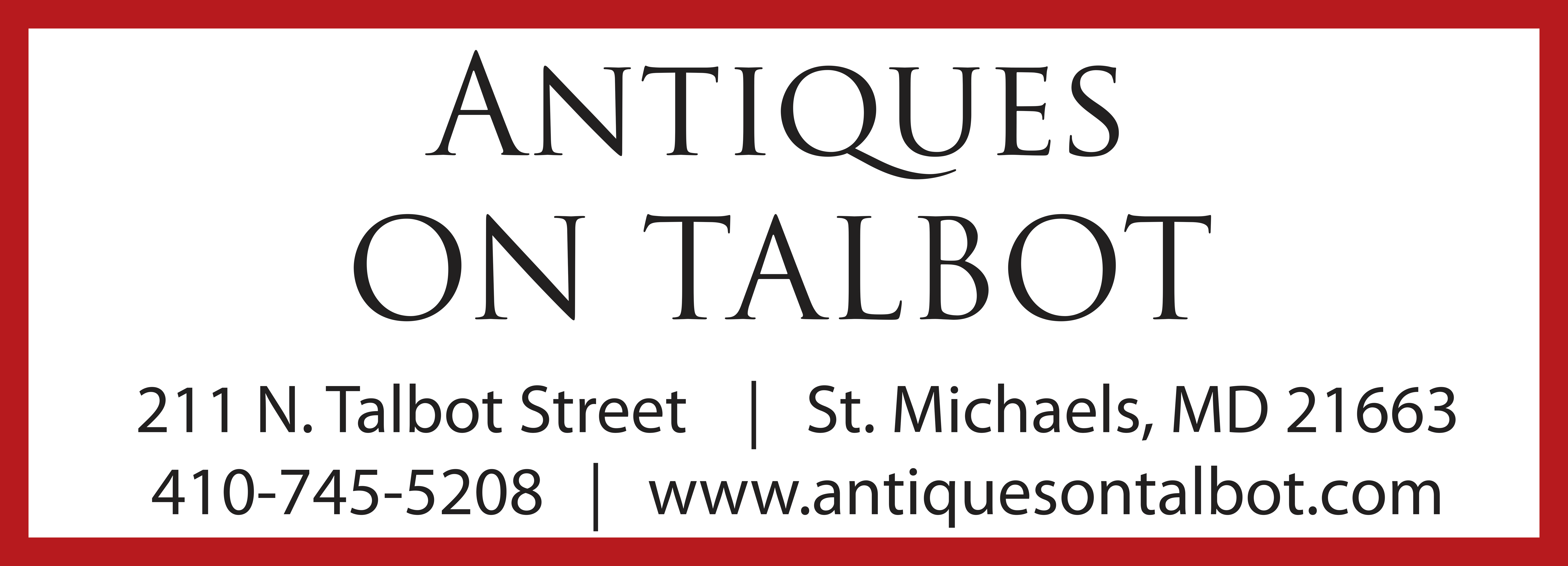 Antiques on Talbot Print Ad