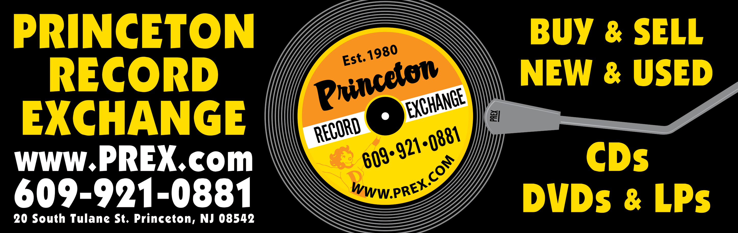 Princeton Record Exchange Print Ad