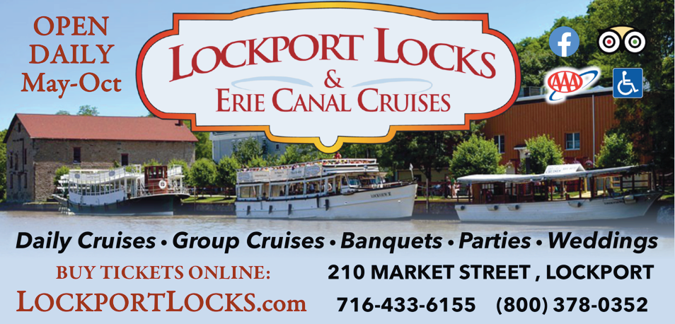 Lockport Locks & Erie Canal Cruises Print Ad