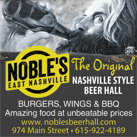 Nobles East Nashville Print Ad