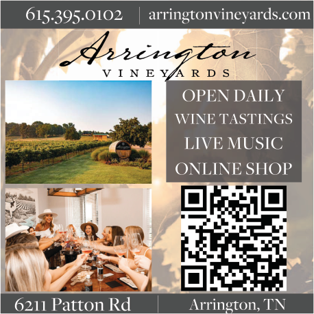Arrington Vineyards Print Ad