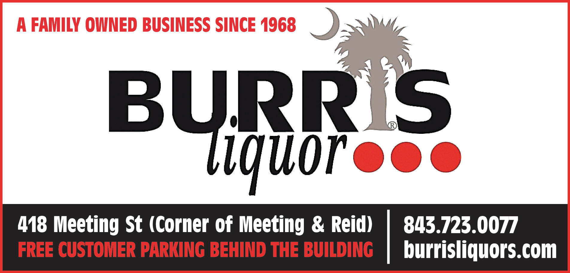 Burris Liquor Print Ad