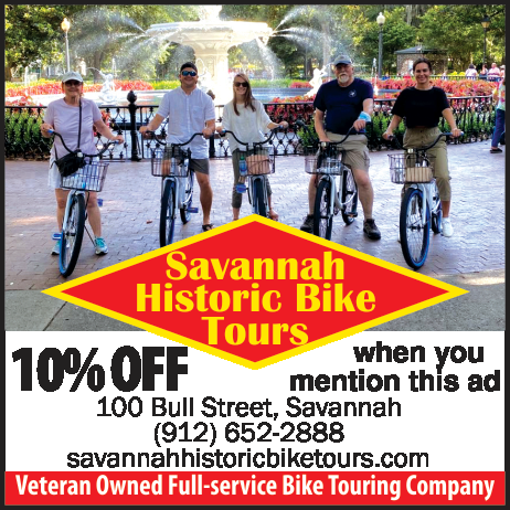 Savannah Historic Bike Tours Print Ad