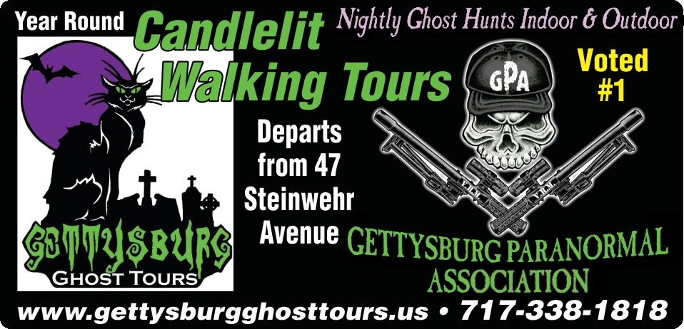 Gettysburg Ghost Tours Print Ad