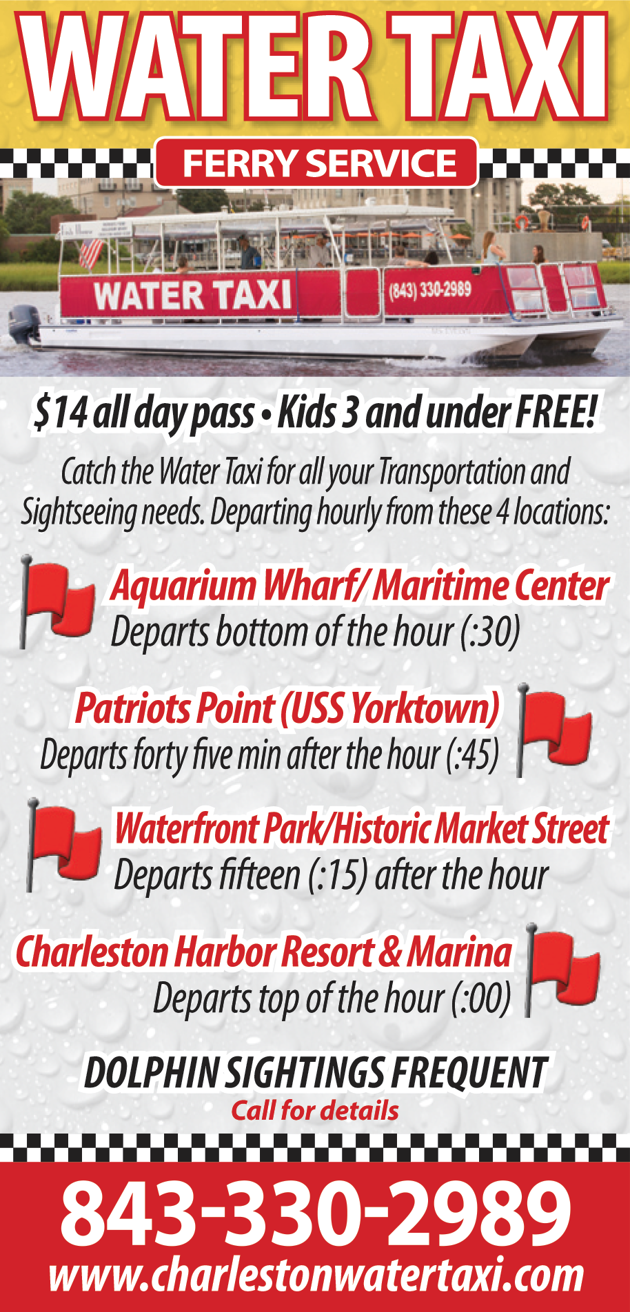 Charleston Water Taxi Print Ad