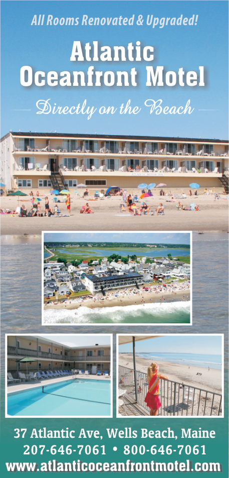 Atlantic Oceanfront Motel Print Ad