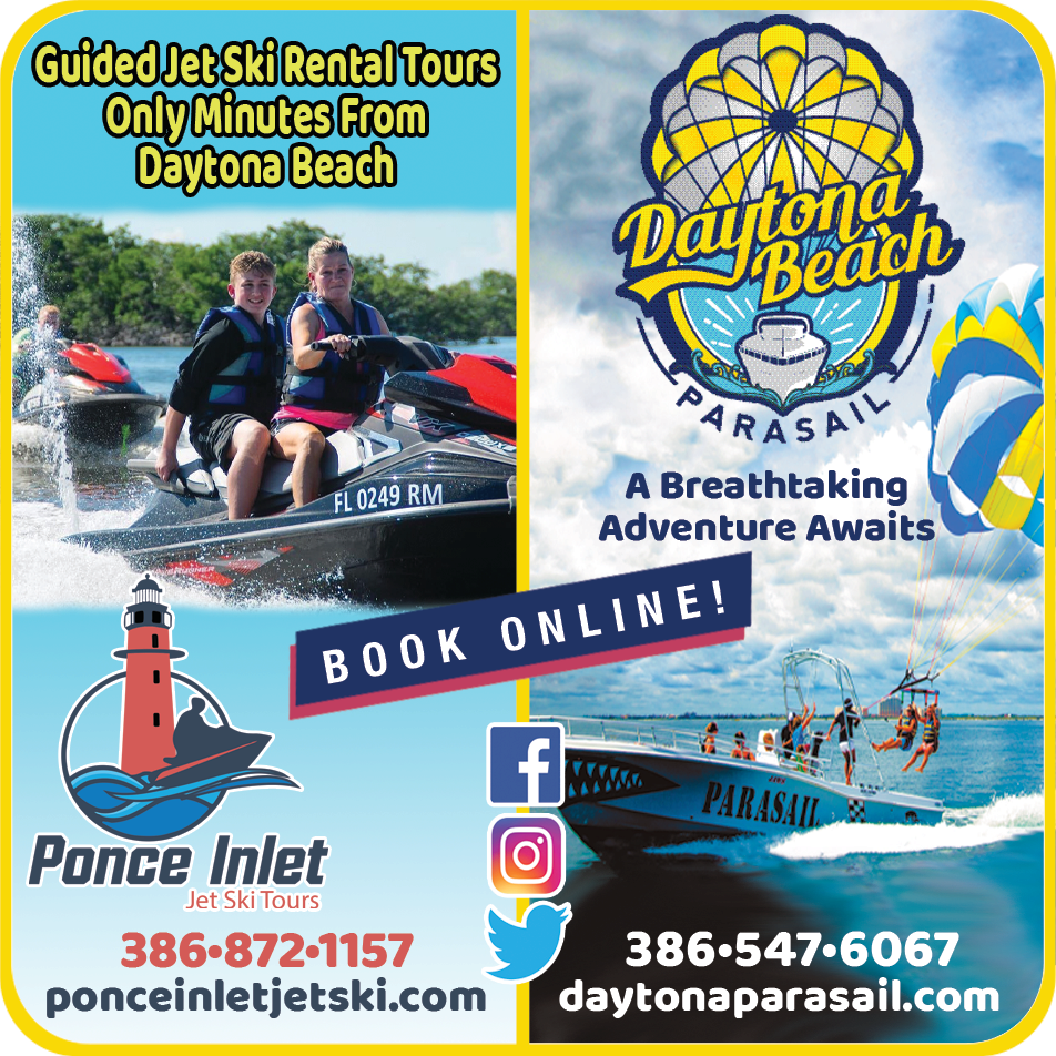 Daytona Beach Parasail & Watersports Print Ad