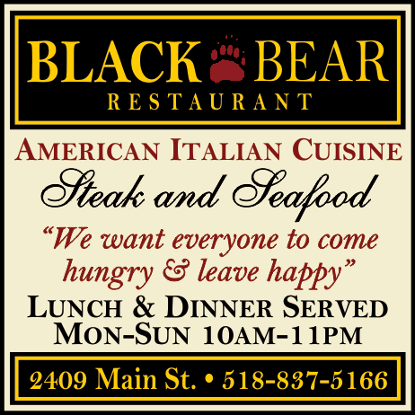 Black Bear Restaurant Print Ad