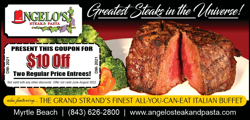 Angelo's Steak & Pasta  Print Ad