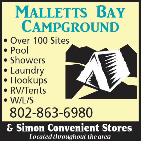 Mallets Bay Campground Print Ad