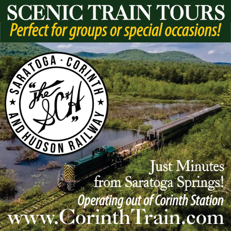 Saratoga Corinth & Hudson Railway Print Ad