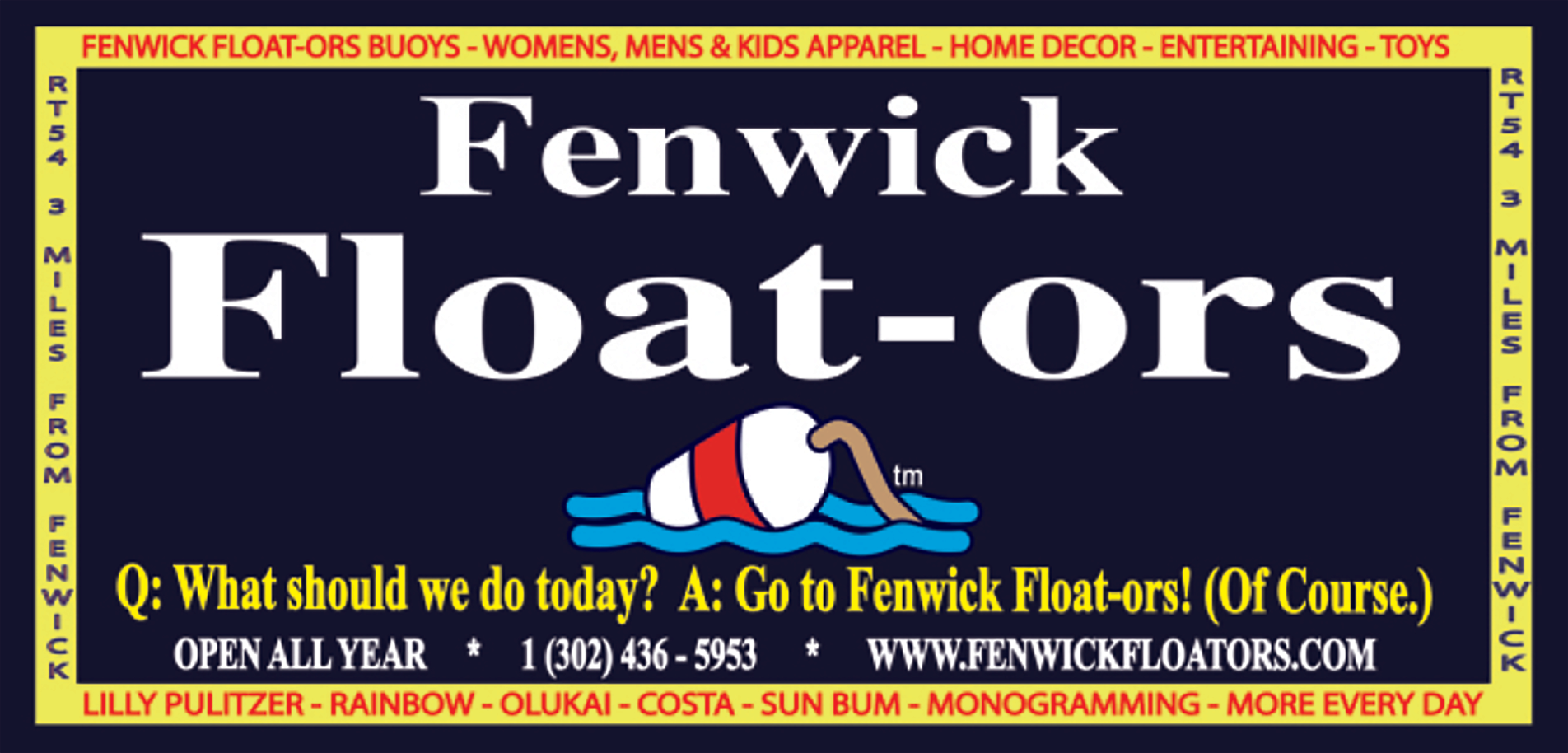 FENWICK FLOAT-ORS Print Ad