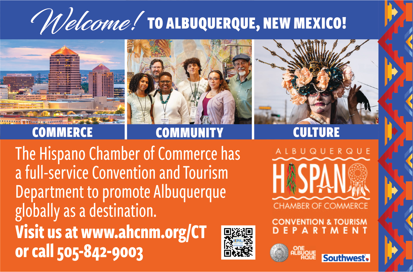 Albuquerque Hispano Chamber / Conventions & Tourism Print Ad
