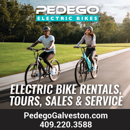 Pedego Electric Bikes Galveston Print Ad