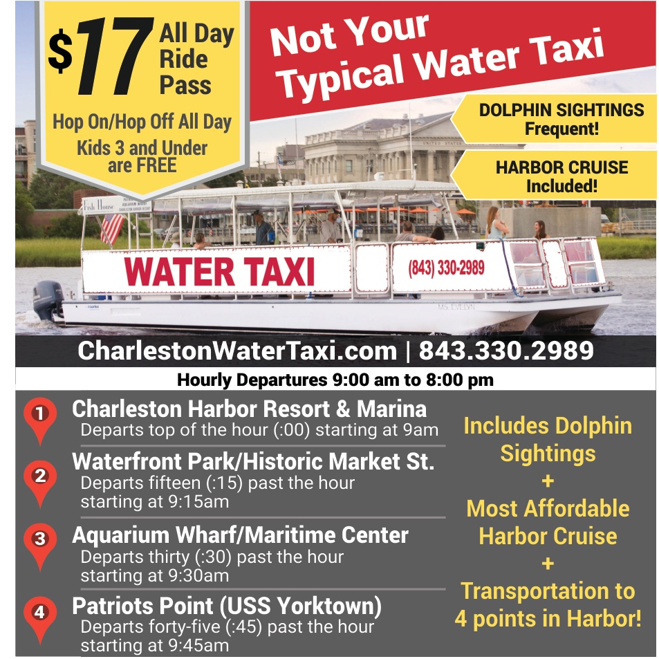 Charleston Water Taxi Print Ad