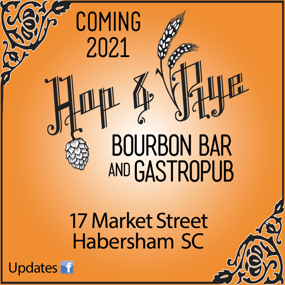 Hop & Rye Bourbon Bar and Gastropub Print Ad