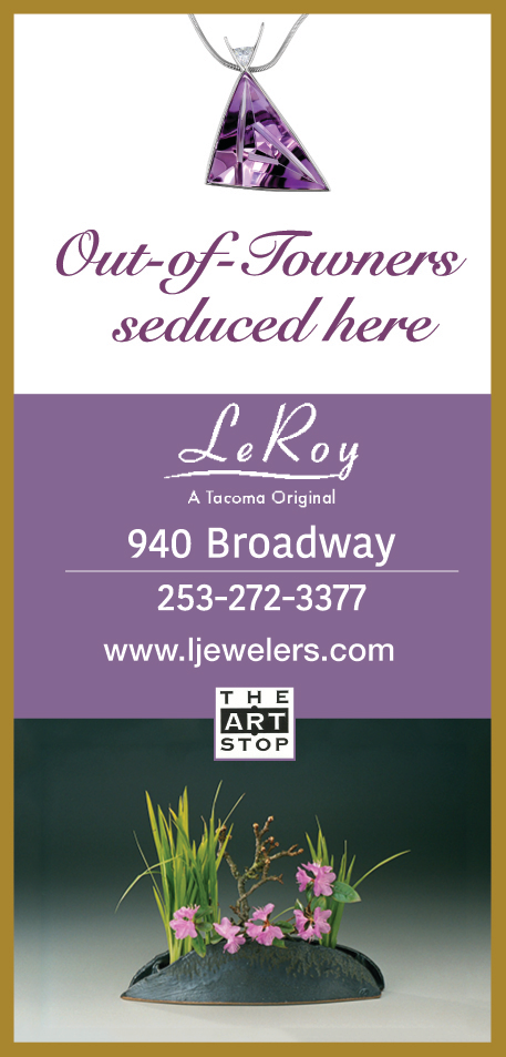 The Art Stop & LeRoy Jewelers Print Ad