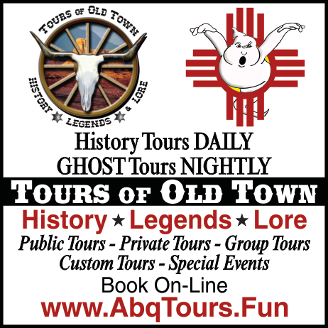 #ABQTours - History & Ghost Tours of Old Town Print Ad