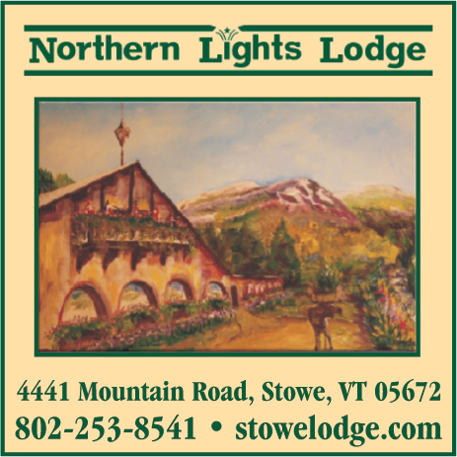 Northern Lights Lodge Print Ad