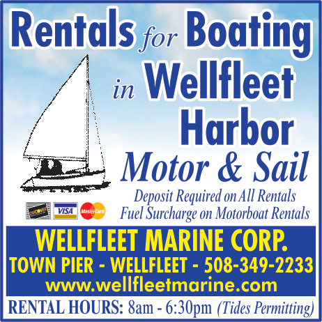 Wellfleet Marine Corp Boat Rentals Print Ad