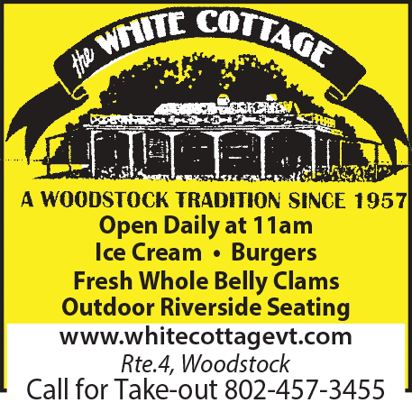 White Cottage Print Ad