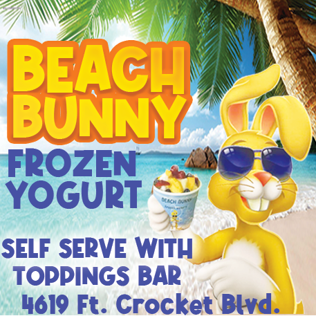 Beach Bunny Frozen Yogurt Print Ad