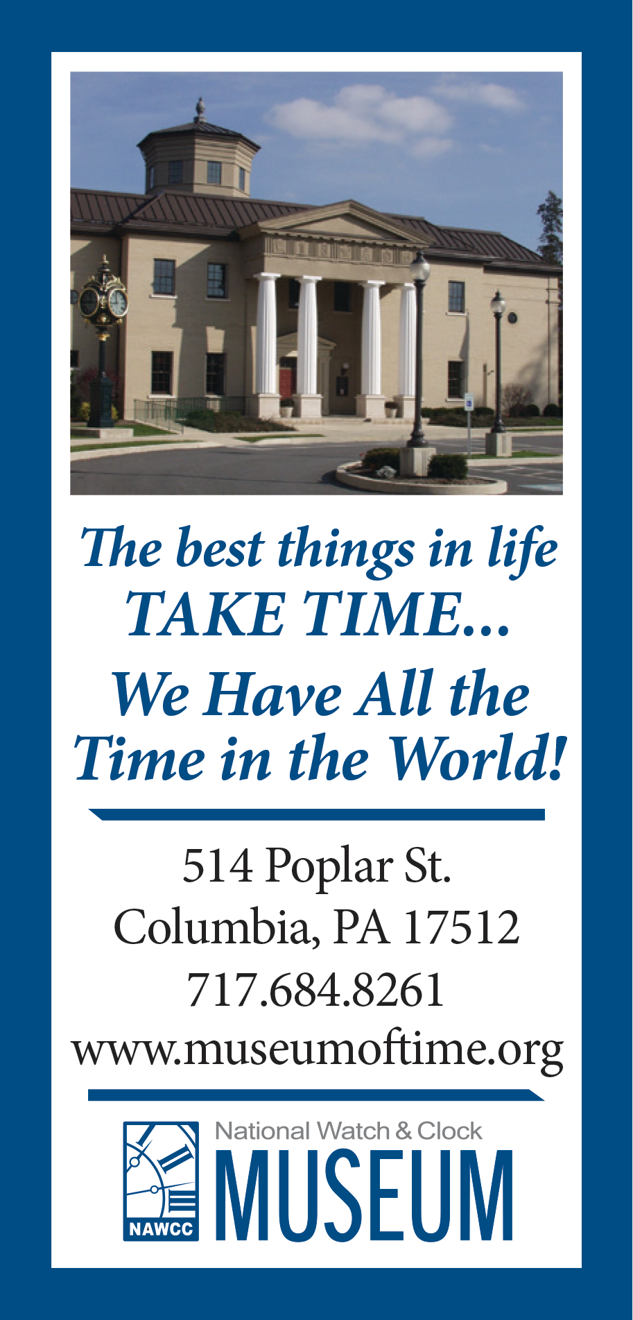 National Watch & Clock Museum Print Ad