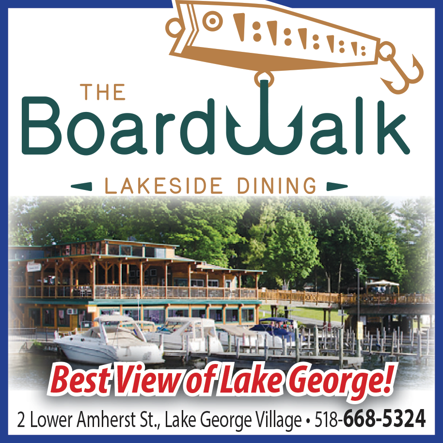 The Boardwalk Restaurant Print Ad