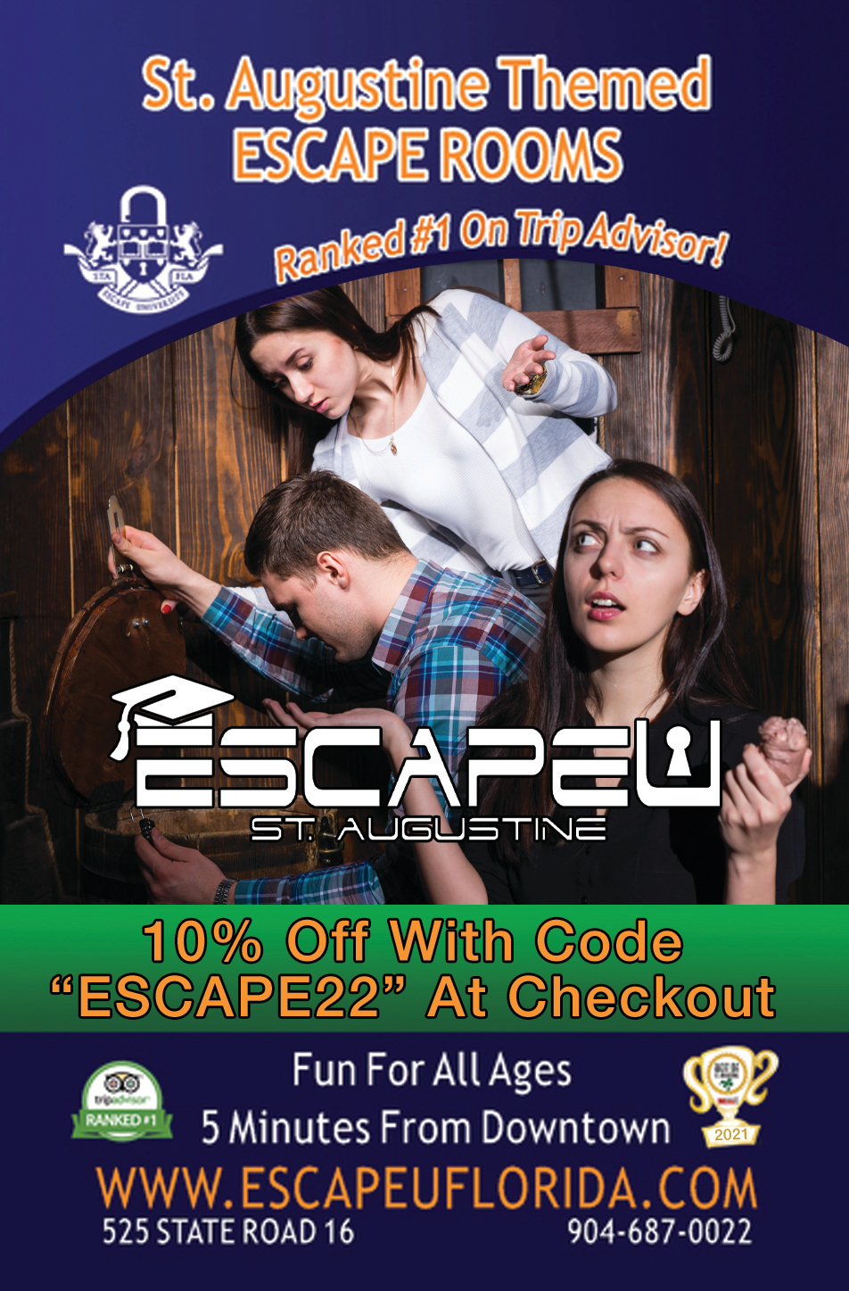 Escape U Print Ad