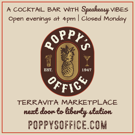 Poppy's Office Speakeasy Print Ad