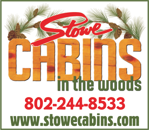 Stowe Cabins in the Woods Print Ad