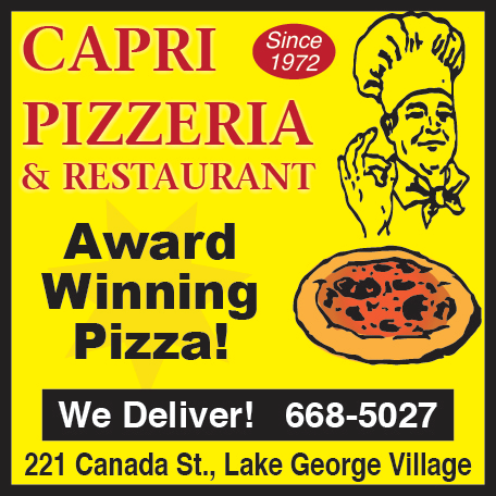 Capri Pizzeria & Restaurant Print Ad