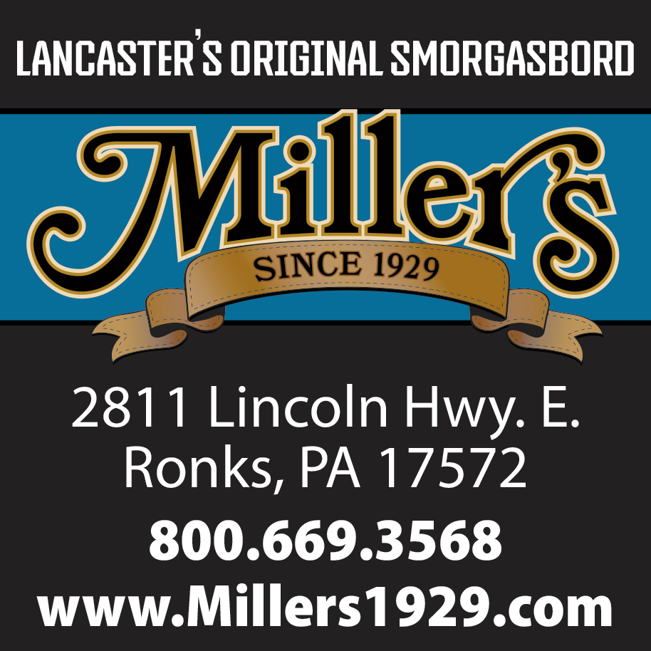 Miller's Restaurant & Smorgasbord Print Ad