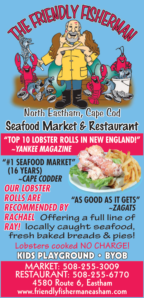The Friendly Fisherman Fish Market & Restaurant Print Ad