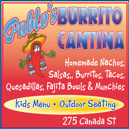 Pablo's Burrito Cantina Print Ad