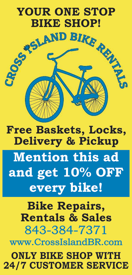 Cross Island Bike Rentals Print Ad
