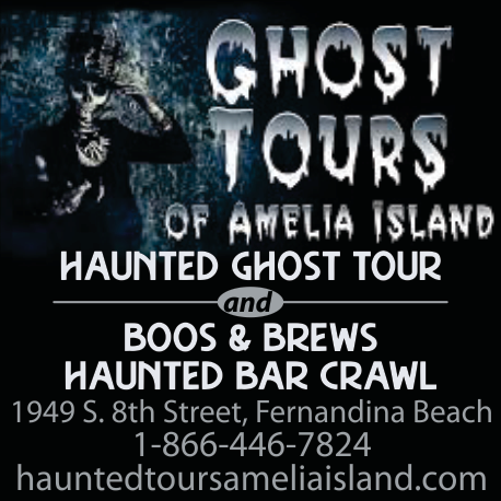Ghost Tours of Amelia Island Print Ad