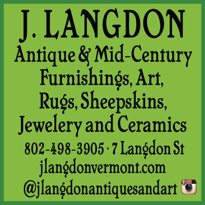 J.Langdon Antiques & Art Print Ad