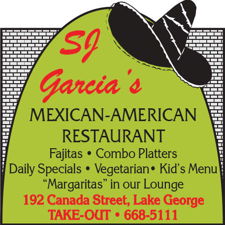 S J Garcia's Mexican American Restaurant Print Ad