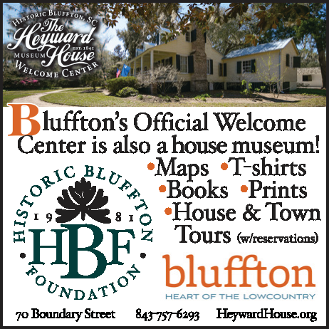 Heyward House Museum and Welcome Center Print Ad