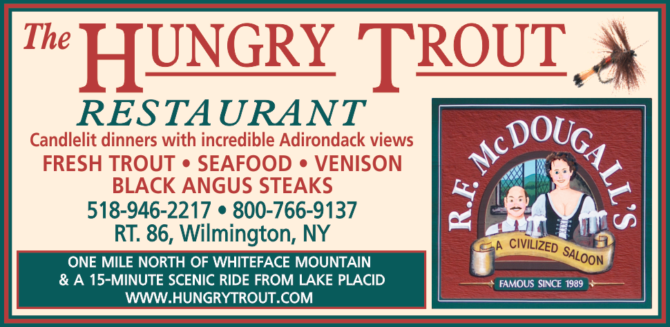 The Hungry Trout Restaurant & Motor Inn Print Ad