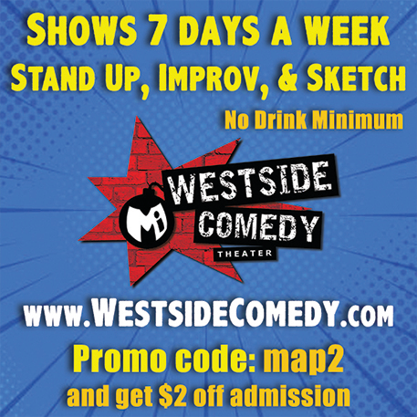 Westside Comedy Theater Print Ad