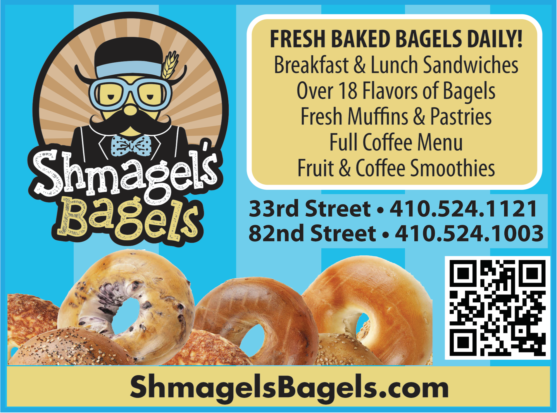 SHMAGEL'S BAGELS Print Ad