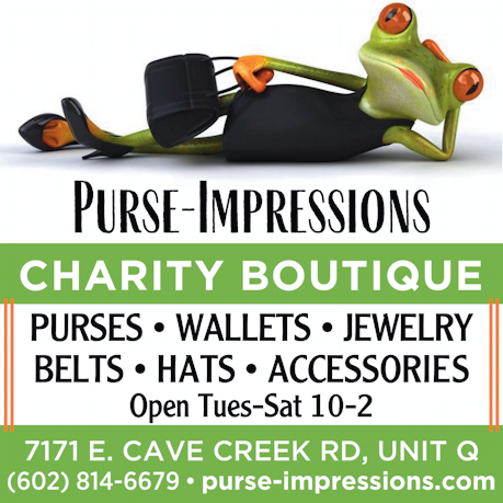 Purse Impressions Charity Boutique Print Ad