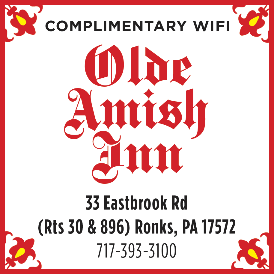 Olde Amish Inn Print Ad