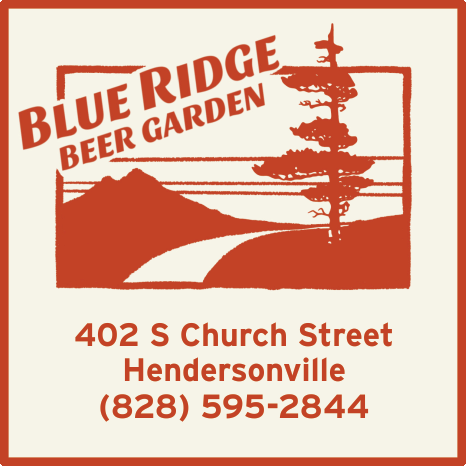 Blue Ridge Beer Garden Print Ad
