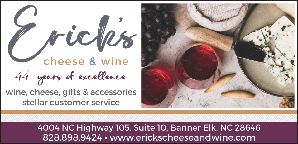 Erick's Wine & Cheese Print Ad