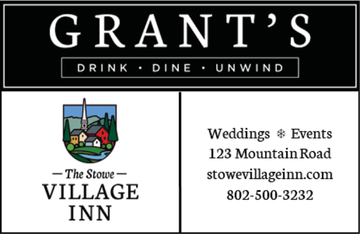 Stowe Village Inn & Grant's Restaurant Print Ad