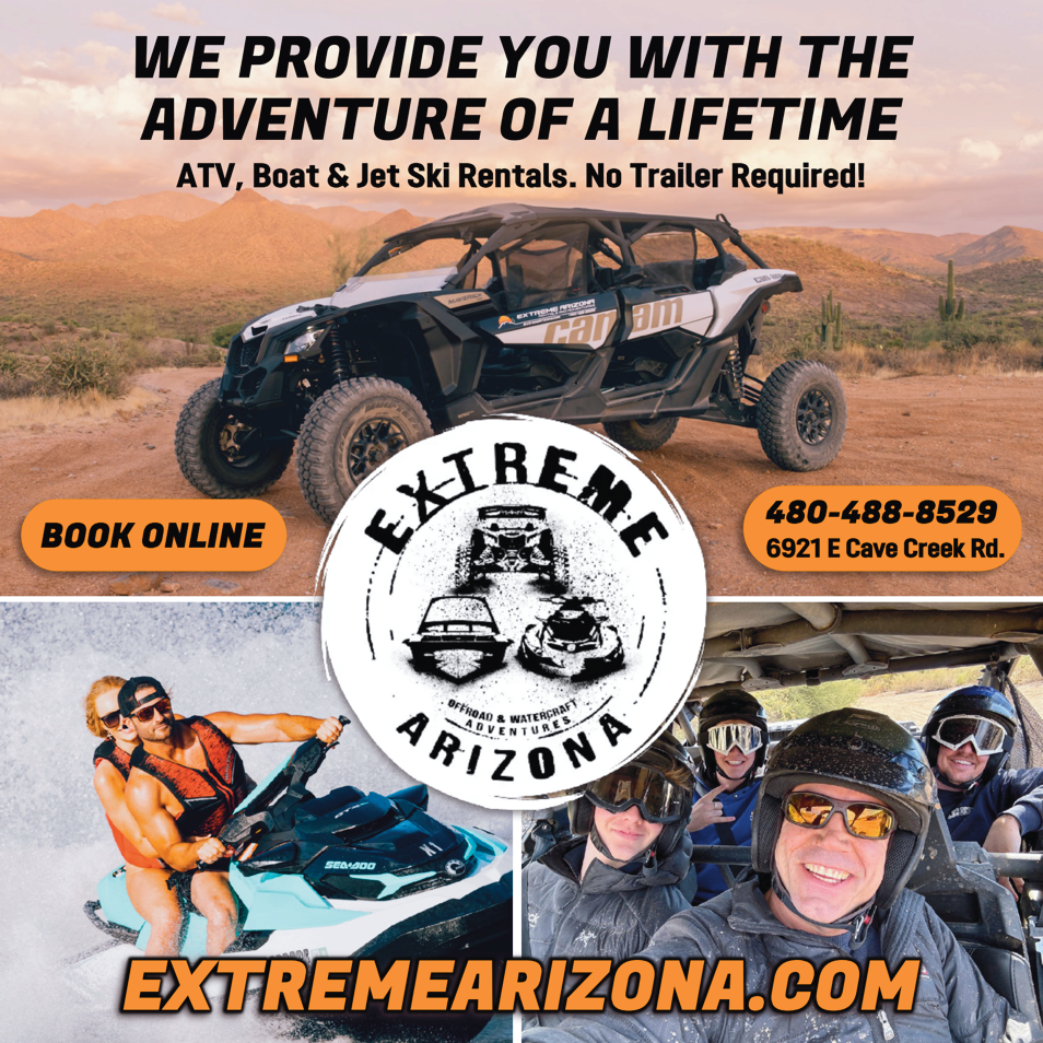 Extreme Arizona ATV & Jet Ski Rentals Print Ad